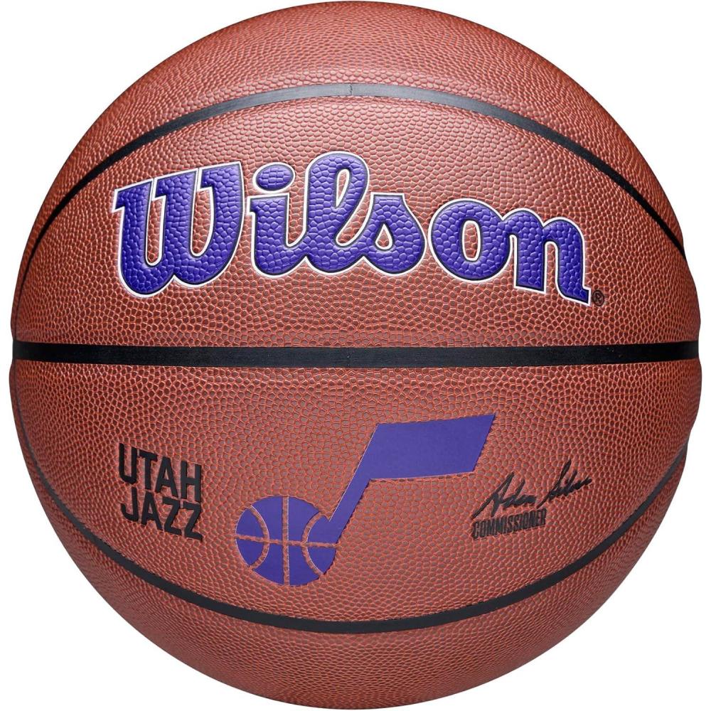imageWilson NBA Team Alliance Basketballs Size 7295Utah Jazz New Version