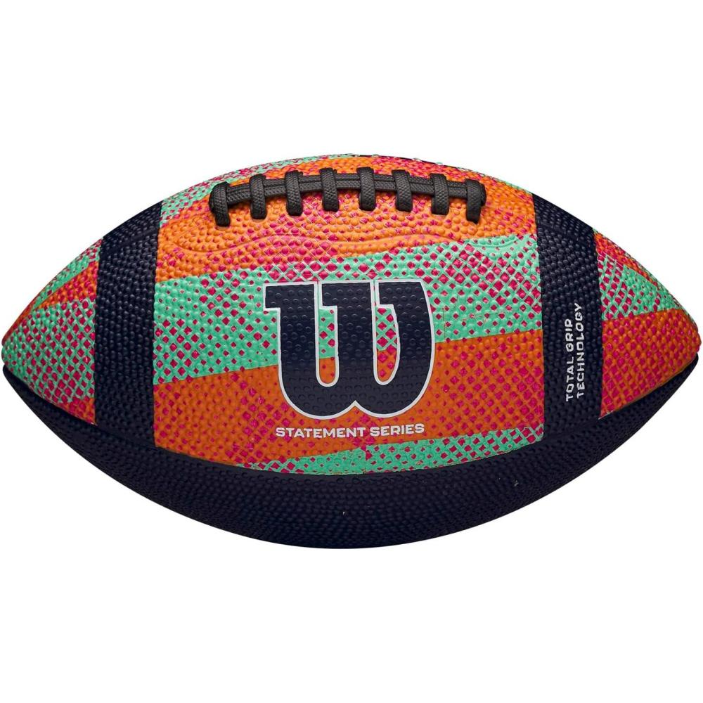 imageWilson NCAA Statement Geo Football  Junior Orange