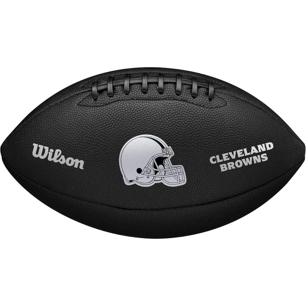 imageWilson NFL Team Metallic Premiere Footballs Official SizeCleveland Browns