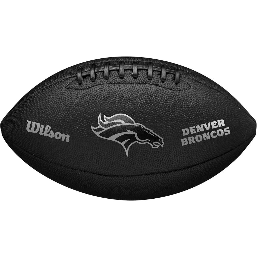 imageWilson NFL Team Metallic Premiere Footballs Official SizeDenver Broncos