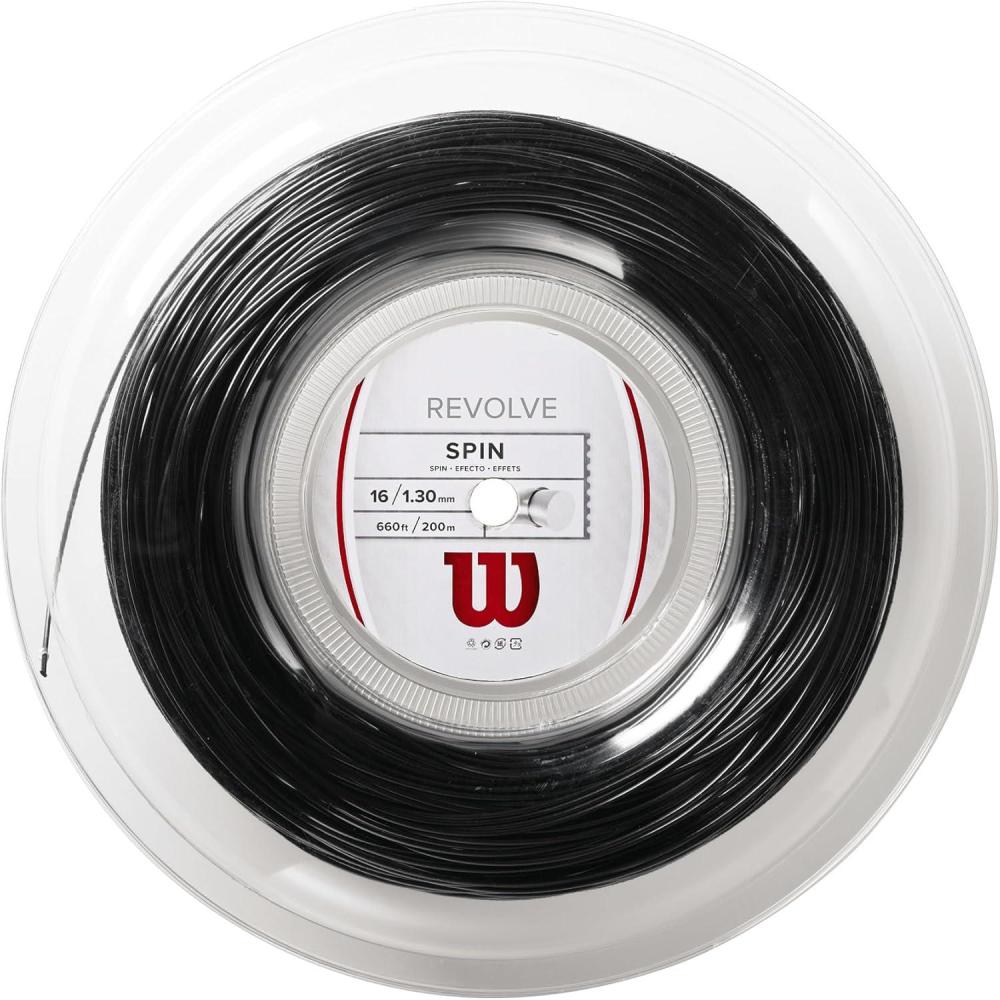 imageWilson Revolve Tennis String Set and 200m Reel 16 and 17 GaugeBlack