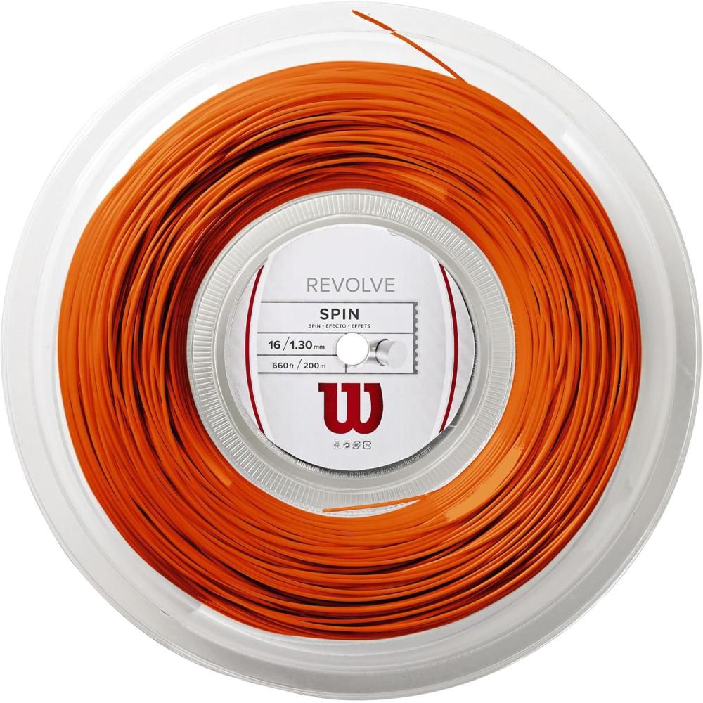 imageWilson Revolve Tennis String Set and 200m Reel 16 and 17 GaugeOrange