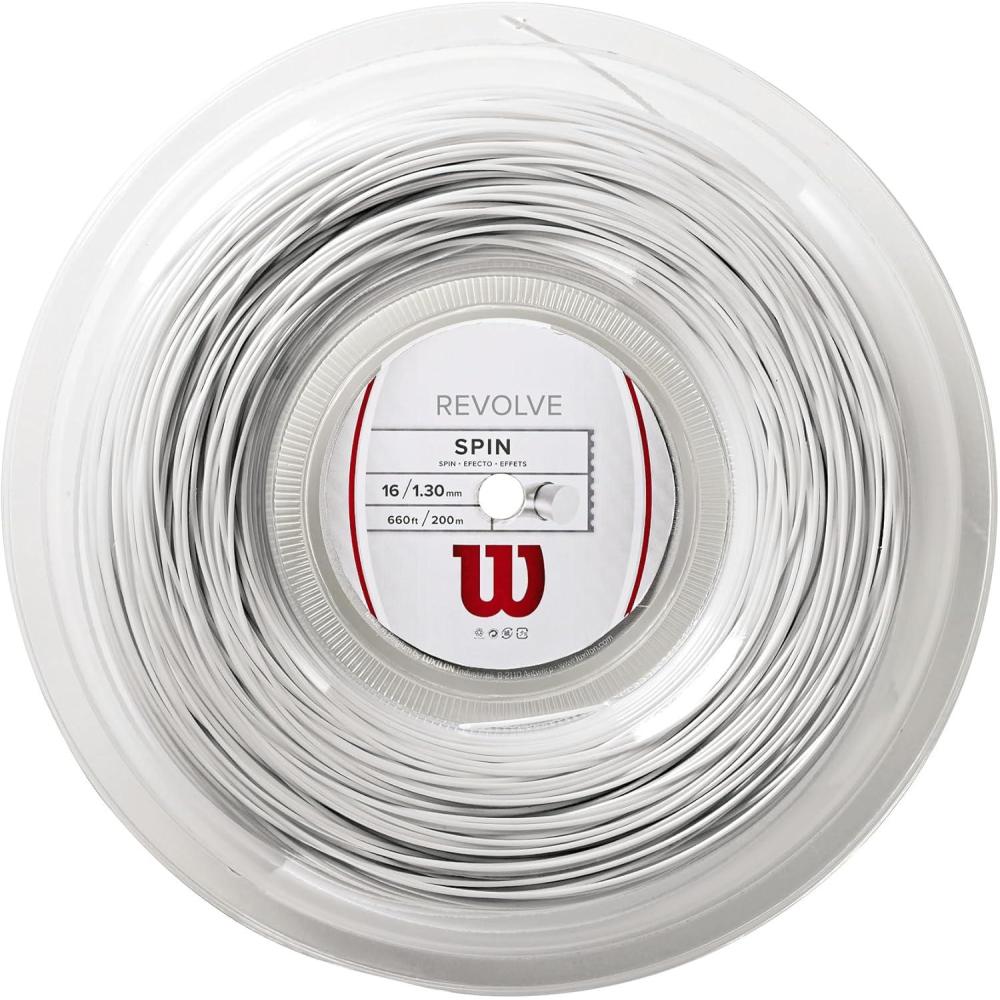 imageWilson Revolve Tennis String Set and 200m Reel 16 and 17 GaugeWhite