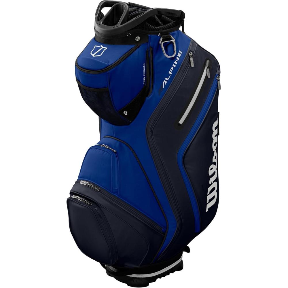 imageWilson Staff Alpine Golf Cart Bag WhiteBlackNavyBlue