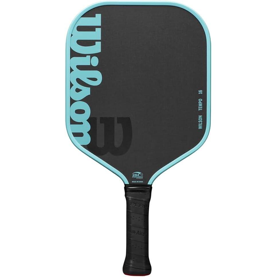 imageWilson Tempo Series 16mm Pickleball Paddles  Grip Size 24 14 BlackBlueBlackBlue