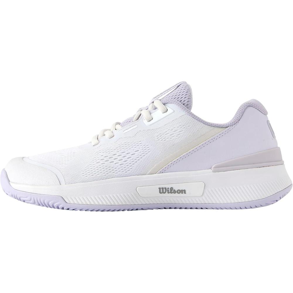 imageWilson Womens Intrigue Pro Womens Tennis ShoesWhiteLavender BlueSilver