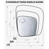 EvoShield Protective Thigh Guards(Large – White)