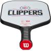 WILSON NBA Collection Fierce Team Pickleball Paddles – Grip Size 2-4 1/4″(Los Angeles Clippers)