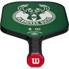 WILSON NBA Collection Fierce Team Pickleball Paddles – Grip Size 2-4 1/4″(Milwaukee Bucks)