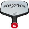 WILSON NBA Collection Fierce Team Pickleball Paddles – Grip Size 2-4 1/4″(San Antonio Spurs)