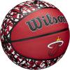 WILSON NBA Team Graffiti Basketballs – Size 7-29.5″(Miami Heat)