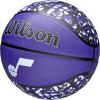 WILSON NBA Team Graffiti Basketballs – Size 7-29.5″(Utah Jazz (New Version))