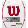 WILSON Synthetic Gut Power Tennis String – Set and 200m Reel, 16 and 17 Gauge(Lime Green)