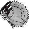 Wilson 2024 A1000 1620 12.5” Baseball First Base Mitt – Silver/Black/Red(Left Hand Throw)