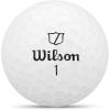 Wilson 2025 Duo Soft Golf Balls – 12 Balls(White/Red Stripe)