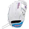Wilson 2026 A1000 Infield and Outfield Fastpitch Gloves(White/Cool Blue/Red)