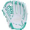 Wilson 2026 A1000 Infield and Outfield Fastpitch Gloves(White/Seafoam/Black)