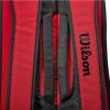 Wilson Clash V2 Super Tour Tennis Racket Bag – Red/Black, Holds up to 6 Rackets