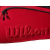 Wilson Clash V2 Super Tour Tennis Racket Bag – Red/Black, Holds up to 6 Rackets