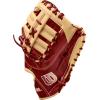 Wilson Fall 2024 A2K® Baseball Gloves(Red/Blonde)