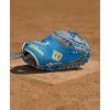 Wilson Fall 2025 A2000® Fastpitch Gloves(Sky Blue/Grey/Lavender)