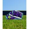 Wilson Fall 2025 A2000® Fastpitch Gloves(White/Purple/Seafoam)