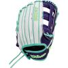 Wilson Fall 2025 A2000® Fastpitch Gloves(White/Purple/Seafoam)