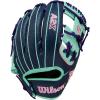 Wilson Fall 2025 A2K® Baseball Gloves(Navy/Seafoam/Pink)