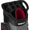 Wilson Feather Golf Cart Bag – Black/Grey/Red(Black/Grey/Red)