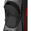 Wilson Feather Golf Cart Bag – Black/Grey/Red(Black/Grey/Red)