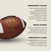 Wilson GST SpeedSkin Footballs – Brown(Junior Size)
