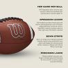 Wilson GST SpeedSkin Heir Football – Brown, Women’s Size