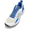Wilson Mens Men’s Hurakn Pro V2 Padel Shoes(White/Deja Vu Blue/Black)