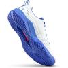 Wilson Men’s Rush Pro 4.5 Tennis Shoes(White/Amparo Blue/Safety Yellow)
