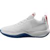 Wilson Mens Rush Pro Lite Men’s Tennis Shoes(White/Deja Vu Blue/Wilson Red)