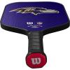 Wilson NFL Collection Fierce Team Pickleball Paddles – Grip Size 2-4 1/4″(Baltimore Ravens)
