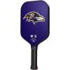 Wilson NFL Collection Fierce Team Pickleball Paddles – Grip Size 2-4 1/4″(Baltimore Ravens)