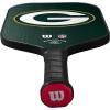 Wilson NFL Collection Fierce Team Pickleball Paddles – Grip Size 2-4 1/4″(Green Bay Packers)