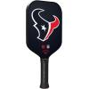 Wilson NFL Collection Fierce Team Pickleball Paddles – Grip Size 2-4 1/4″(Houston Texans)