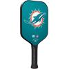 Wilson NFL Collection Fierce Team Pickleball Paddles – Grip Size 2-4 1/4″(Miami Dolphins)