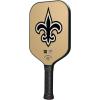 Wilson NFL Collection Fierce Team Pickleball Paddles – Grip Size 2-4 1/4″(New Orleans Saints)