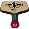 Wilson NFL Collection Fierce Team Pickleball Paddles – Grip Size 2-4 1/4″(New Orleans Saints)