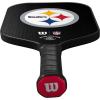 Wilson NFL Collection Fierce Team Pickleball Paddles – Grip Size 2-4 1/4″(Pittsburgh Steelers)
