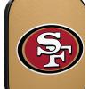 Wilson NFL Collection Fierce Team Pickleball Paddles – Grip Size 2-4 1/4″(San Francisco 49ers)