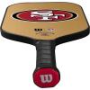 Wilson NFL Collection Fierce Team Pickleball Paddles – Grip Size 2-4 1/4″(San Francisco 49ers)