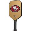 Wilson NFL Collection Fierce Team Pickleball Paddles – Grip Size 2-4 1/4″(San Francisco 49ers)