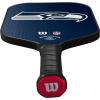 Wilson NFL Collection Fierce Team Pickleball Paddles – Grip Size 2-4 1/4″(Seattle Seahawks)