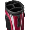 Wilson QS Golf Stand Bag – Black/White(Red/White/Black)