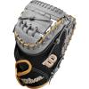 Wilson Spring 2025 A2000® Fastpitch Gloves(Black/Grey/Metallic Gold)