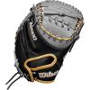 Wilson Spring 2025 A2000® Fastpitch Gloves(Black/Grey/Metallic Gold)